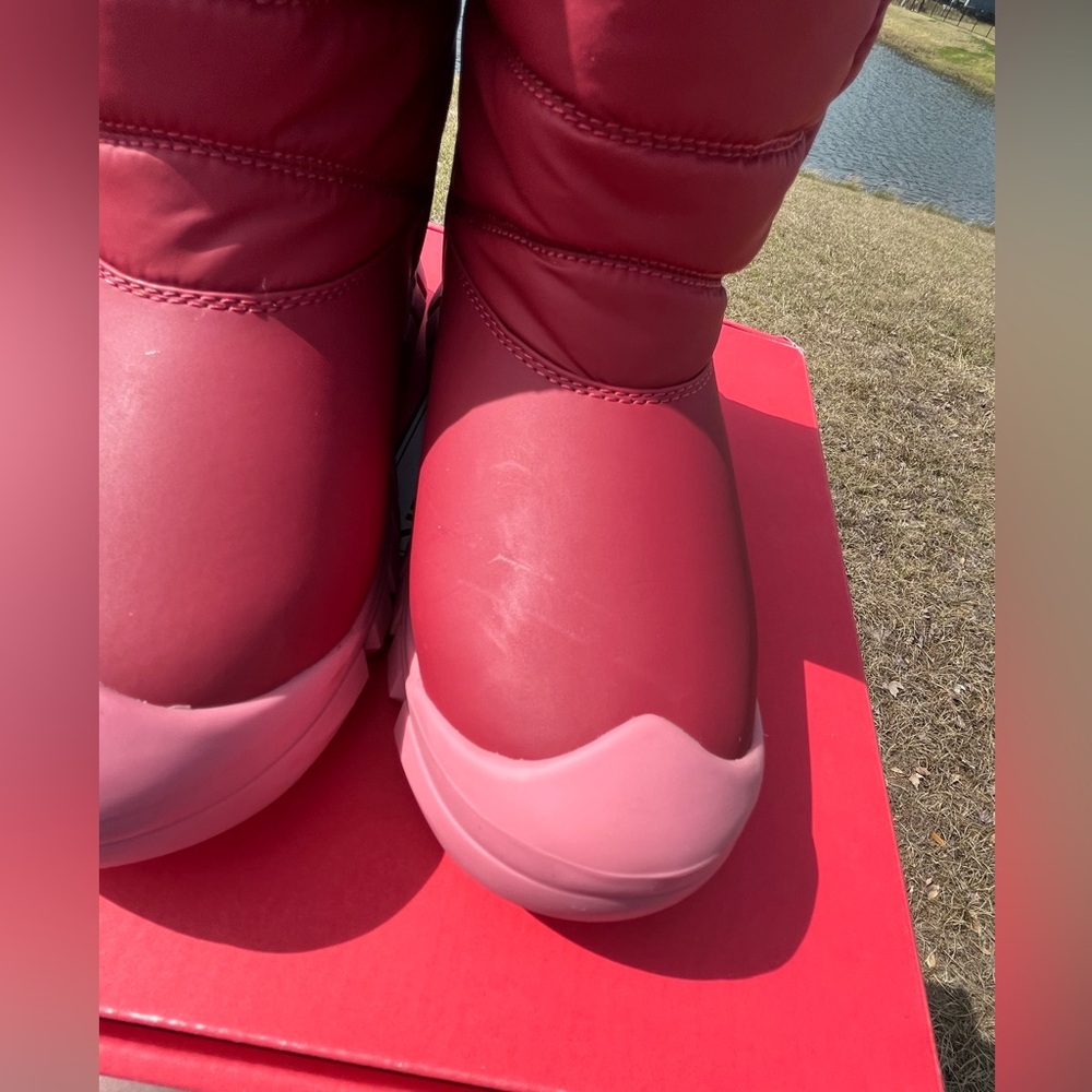 NWT Hunter BK Snow Boot In Purring Pink Size Girl 5 - Picture 11 of 14